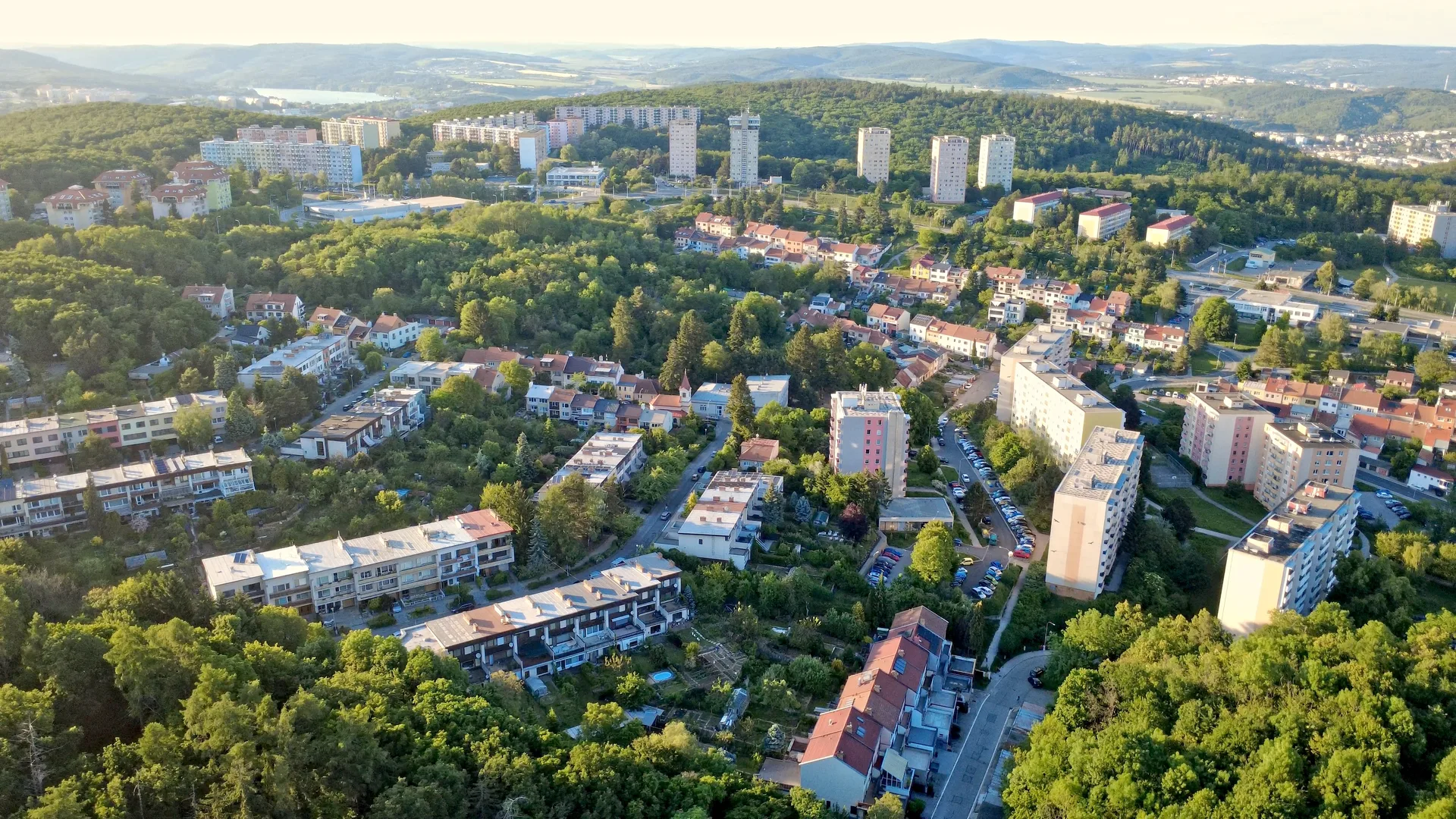 Kohoutovice district from above